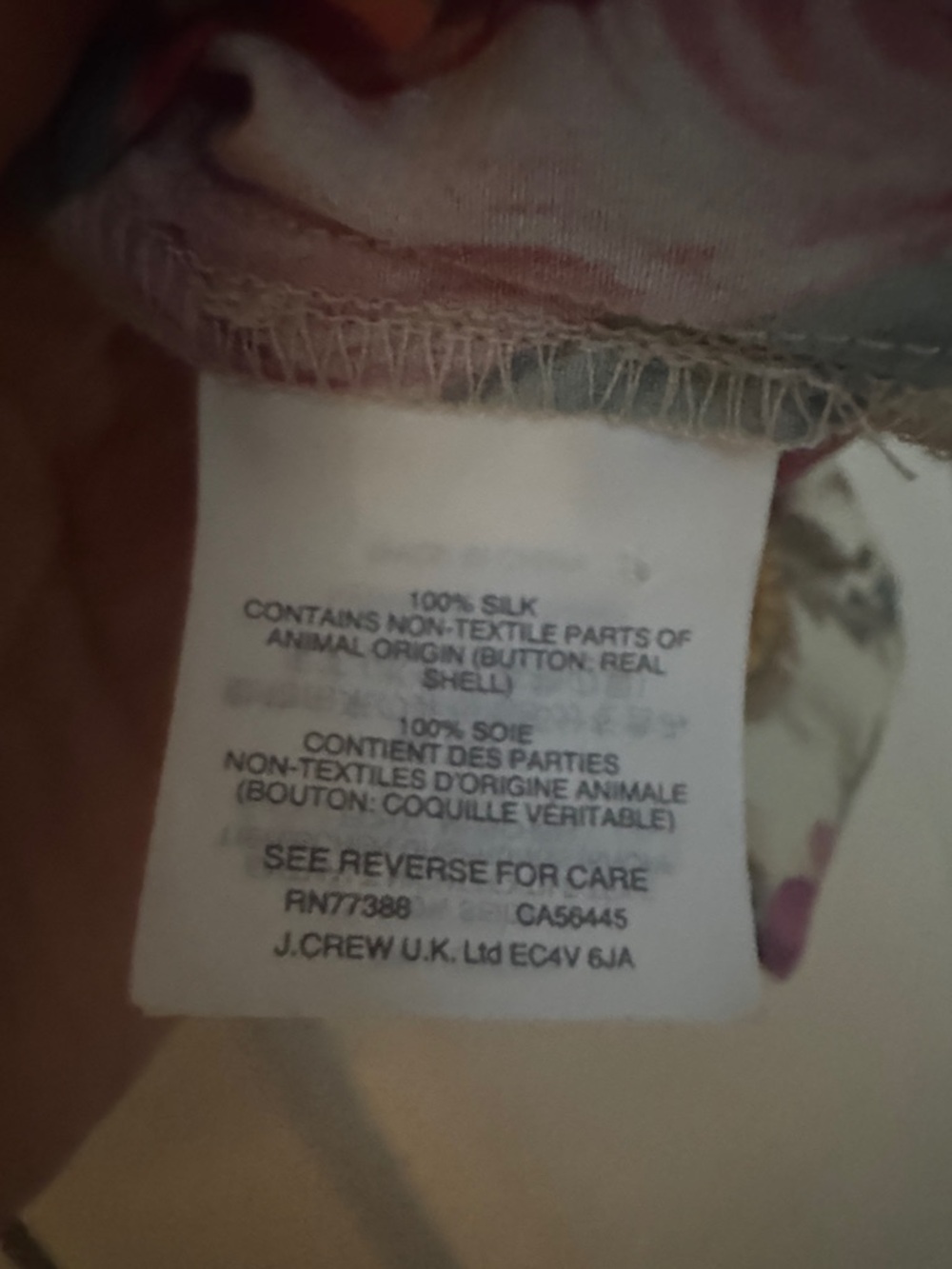 J.Crew x Liberty Silk Melody Floral Top - Picture 3 of 5
